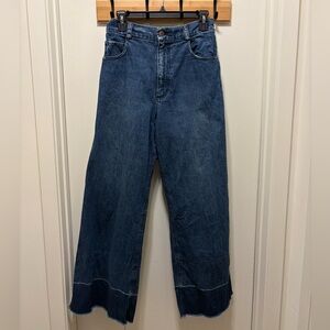 Rachel Comey Blue Wide Leg Jeans